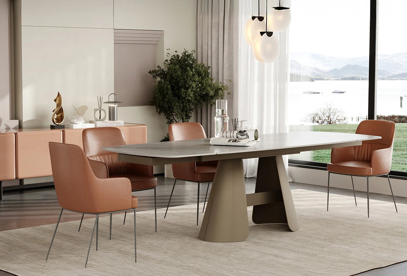 Трапезна разтегателна маса Salda - 180см