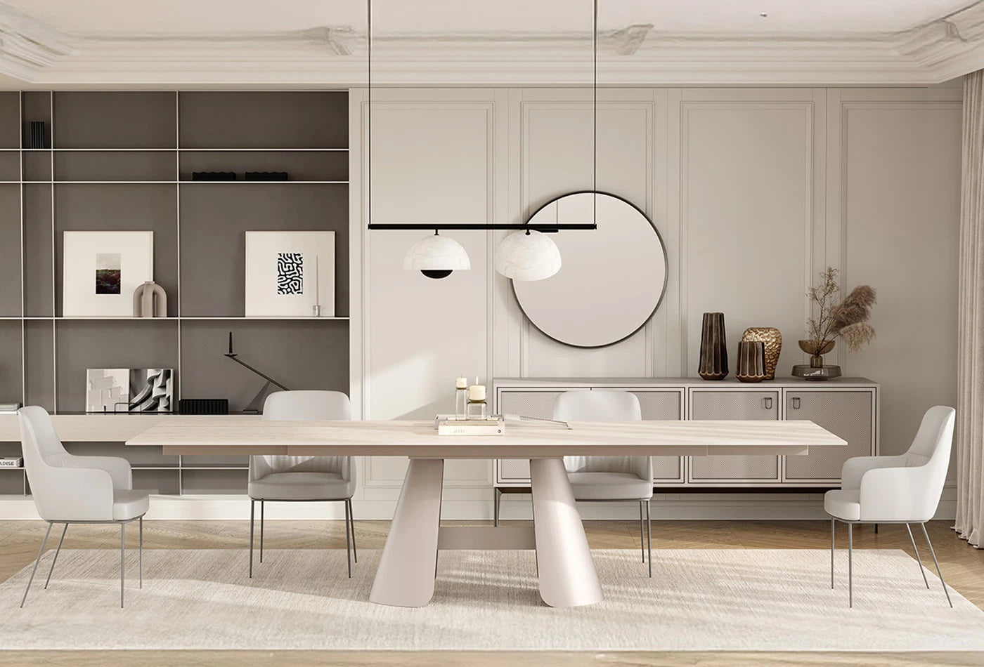 Трапезна разтегателна маса Salda - 200см