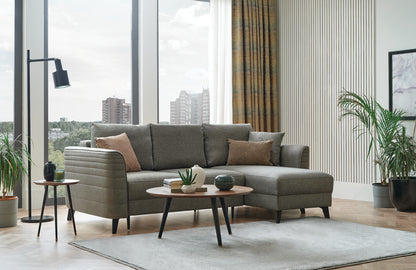 Ъглов разтегателен диван Grace 256 см