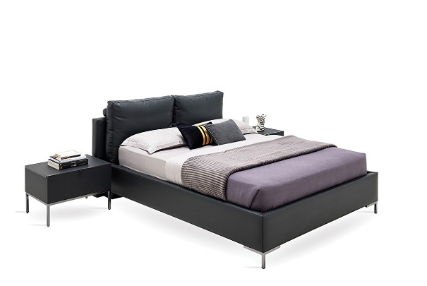 Легло с табла Legato Black 160х200см - с ракла
