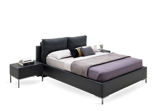 Легло с табла Legato Black 160х200см - с ракла
