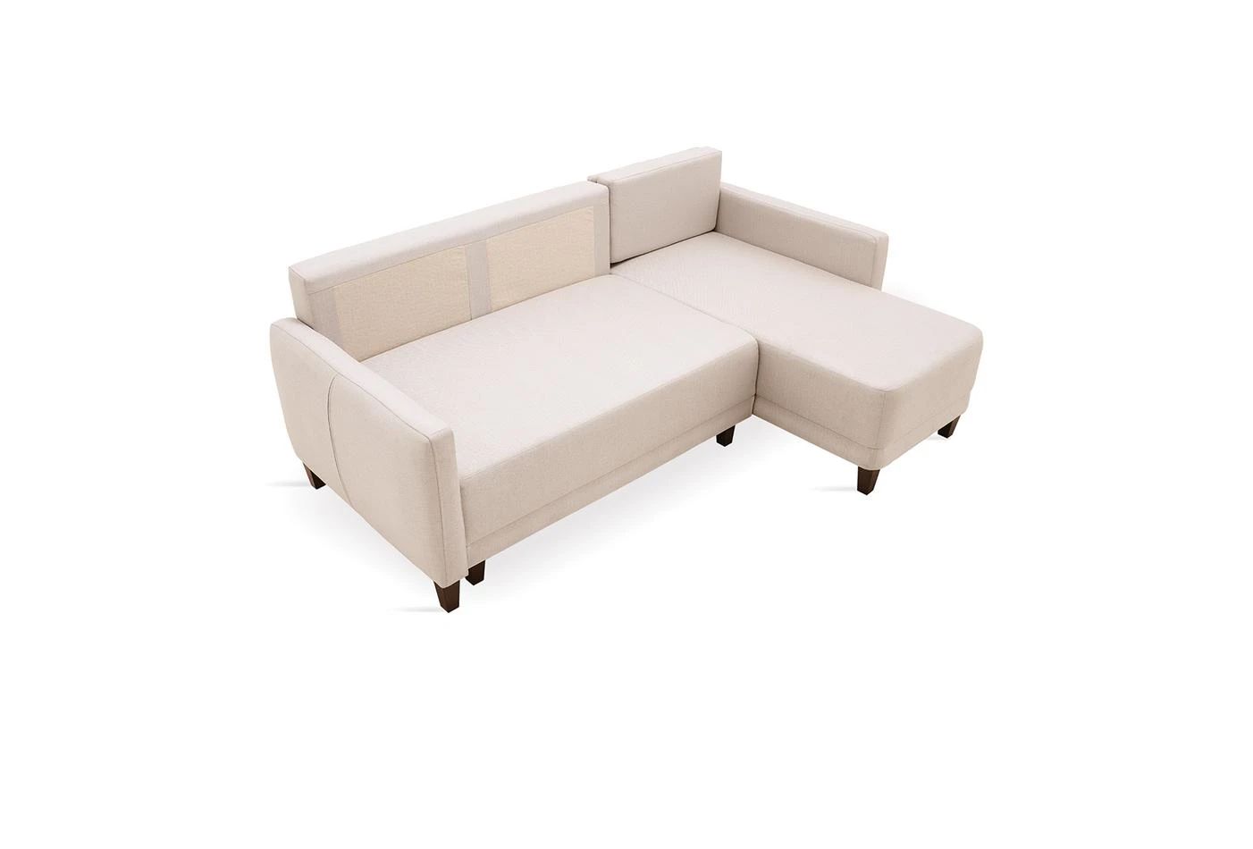 Ъглов разтегателен диван 216 см Smart