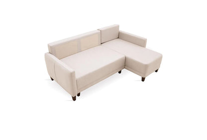 Ъглов разтегателен диван 216 см Smart